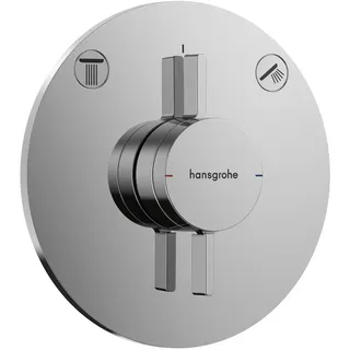 Hansgrohe DuoTurn S Duscharmatur Unterputz rund für 2 Verbraucher Chrom 75418000