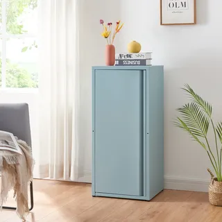 [en.casa] Metallschrank Burlöv Stahl Graublau [en.casa]