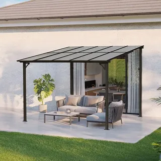 Home Deluxe Terrassendach ECO 300 x 300 cm Anthrazit