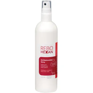 ReboHexan Wundspray 250 ml: Polihexanidbasierte Wundreinigung für alle Haustiere, Erreicht tief liegende Stellen, Präzise Sprühapplikation, Entfernt effektiv Unreinheiten