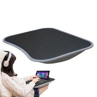 Tragbarer Laptop -Schreibtisch Mit Kissenkissen, 39 X 29 cm X 4,5 cm Kompaktes Lap -Schreibtisch Kleines Laptop -Tablett, Gepolstertes Tablett Mit Kissen Für Kinder Und Erwachsene