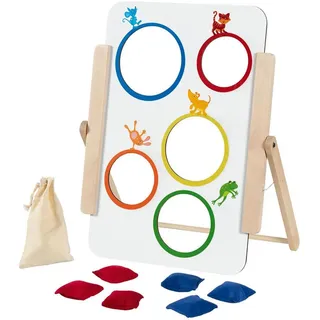 GoKi Zielwurfspiel für Klein und Groß Beidseitig bespielbar,