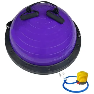 Baumarktplus TRUTZHOLM Yoga Gymnastik Balance Half Ball Trainingsball verschiedene Farben Lila