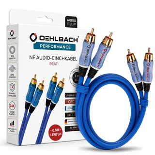 Oehlbach BEAT! - Audio Kabel Master Set 0,5m (2700)