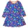 Kleid Skaterkleid Print Blau 122
