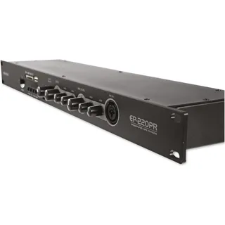 Omnitronic EP-220PR Vorverstärker mit MP3-Player und FM-Radio