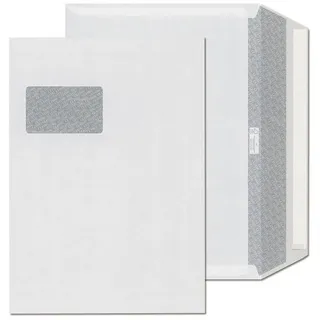 ÖKI Briefumschläge DIN C4 mit Fenster Offset weiß haftklebend 250 St.