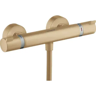 Hansgrohe Ecostat Comfort Aufputz Duschthermostat, für 1 Funktion, Brushed Bronze