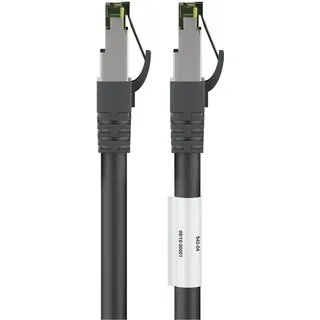 goobay 66729 RJ45 RJ45 Schwarz