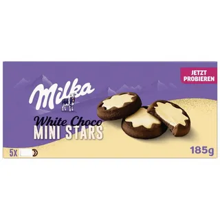 MILKA White Choco Mini Stars 5ST 185G
