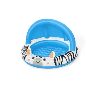 BESTWAY Bestway® Planschbecken Safari SunTM mit Sonnenschutzdach Ø 97 x 66 cm, rund