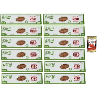 Felicia Spaghetti Riso Integrale Glutenfrei Pasta 12x400g+Polpa