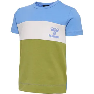 hummel hmlGLAD BLOCK Baby-T-Shirt 7118 - silver lake blue 92