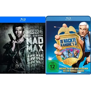 Mad Max 1-3 [Blu-ray] & Die nackte Kanone - 3-Movie-Set (Blu-ray)