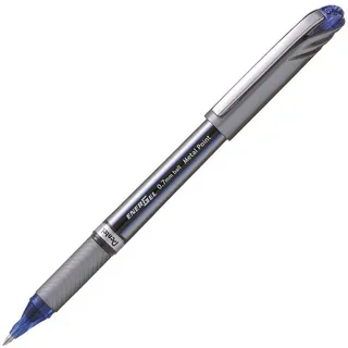 Pentel EnerGel BL27 Gelschreiber blau/silber 0,35 mm, Schreibfarbe: blau