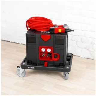 Stier Systainer-Kompressor-Set 6-teilig (6 l, 8 Bar)