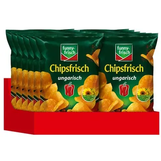 funny frisch Chipsfrisch ungarisch mit rauchigem Paprika 40g 12er Pack