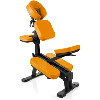 Sport-Tec Mobiler Massagestuhl Relax inkl. Transporttasche, Orange