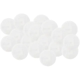 NFC Sticker NTAG215, NFC Aufkleber, 30 mm, rund, weiß, PET, kompatibel mit Amiibo, iPhone iOS Kurzbefehle & HomeKit, Android Apps, 480 Byte nutzbarer Speicher (NDEF)