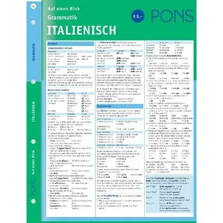 PONS Grammatik auf einen Blick. Italienisch