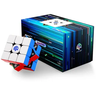 GAN V100 Maglev Zauberwürfel Magnetisch 3x3, Original Speed Cube, Leap | Profi Speedcube Denksportaufgabe Puzzle Fidget Toy Geeignet, für Anfänger und Fortgeschrittene, fördert Logisches Denken