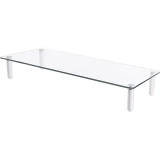 Digitus Monitor-Erhöhung aus Glas Traglast 20 kg Transparent