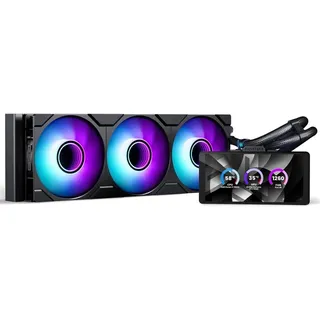 PHANTEKS Glacier One 360M25-LCD CPU Wasserkühler, schwarz