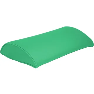 ATC Handels GmbH Lordosekissen mit Kunstlederbezug 37 x 23 x 7 cm - Nackenstützkissen (grün)