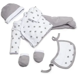 Amazon Geschenkset für Neugeborene, Grau, 5 Stück