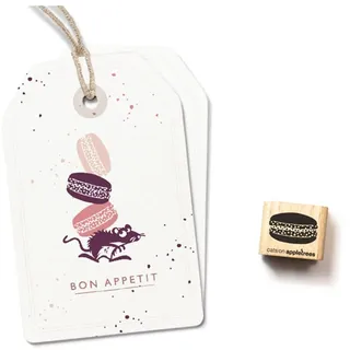 cats on appletrees Ministempel Macaron