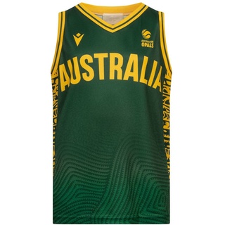 Australien Basketball macron Indigenous Kinder Trikot grün-133-145