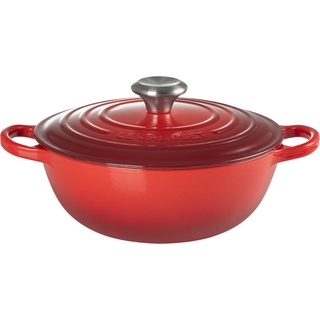 Le Creuset Signature La Marmite Bräter 24 cm kirschrot