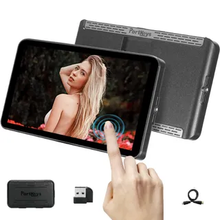 Portkeys LH7P Kameramonitor Wireless Control Kameramonitor 7" Hohe Helligkeit 4K 3D LUT Ausgang 1920X1080 1000nit 1080P60 HDMI Ausgang Für Sony BMPCC 4K (Zoom) BMPCC 6KBMPCC 6K Pro.