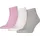 Socken Plain 3P 3 Paar Rosa/Grau/Weiß 39-42