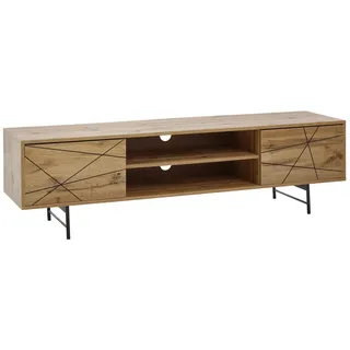 KADIMA DESIGN Eiche TV-Unterschrank 160x40x45 cm Braun Spanplatte