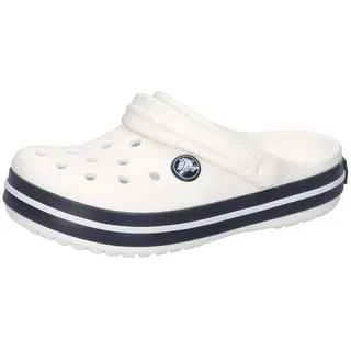 Crocs Crocband Clog Weiß/Marineblau 37