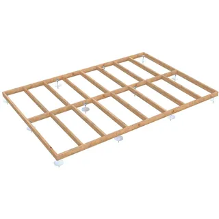 Palmako Fundamentrahmen 450 x 300 x 12 cm Hellbraun tauchgrundiert