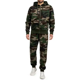 Höhenhorn Trainingsanzug Cozalp Herren Jogging Anzug für Männer Hausanzug Sport, Hochwertige Baumwolle, weiche Innenseite, angenehm warm grün 3XL