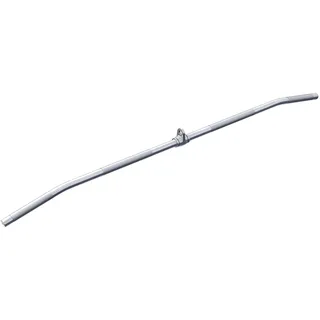 Gorilla Sports GORILLA SPORTS® Latzugstange - mit Drehgelenk, 118cm, bis 200kg Belastbar, aus Chrom- Kabelzuggriff, Gerade Stange, Trizepsstange, Bizeps Stange, Muskelzugstange
