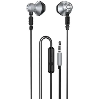 DUDAO Metal Wired Earbuds 3.5mm Mini Jack Grau X2C-Grau