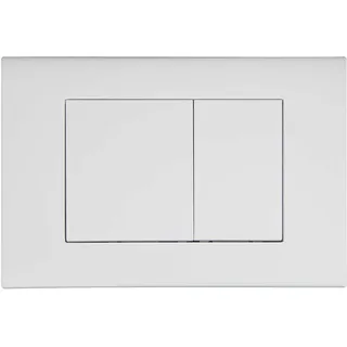 Wunderbad Drückerplatte Kompatibel mit Geberit Duofix Sigma/Delta/BASIC Betätigungsplatte für 2 Mengenspülung
