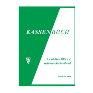 Kassenbuch A4 2x40BL PVP 4104