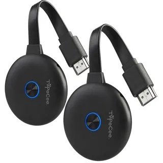 2er Pack WLAN-HDMI-Streaming-Empfänger für Miracast, AirPlay & DLNA