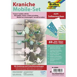 Folia Mobile-Anhänger Kraniche mehrfarbig