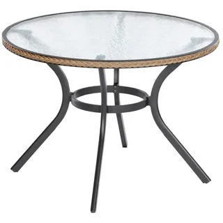 Merxx Ravenna Gartentisch Ø 100 x 74 cm natur