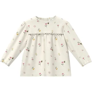 s.Oliver Musselin-Bluse Blumen Bienen, natur | mehrfarbig, 74