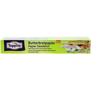 Toppits Butterbrotpapier 16 m Rolle