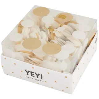 Rico Design Konfetti, Weiss Mix