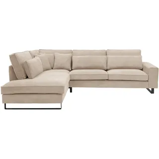 Tchibo - Ecksofa links mit Sofa 2 - 314x246x94cm - schwarz -