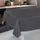 Wachstuch-Tischdecke 240 x 140 Schwarz